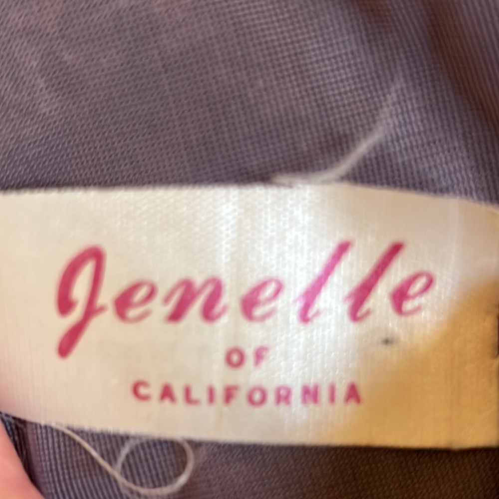 Fabulous Vintage Jenelle of California Lingerie Set, Gown/Jacket with Feathers L - Picture 11 of 12